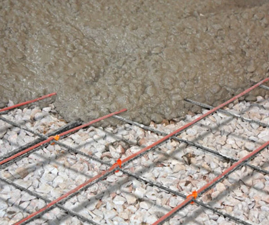Coldbuster in-slab heating installation