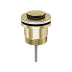 Phoenix 40mm Flat Pop Up Universal Waste Brushed Gold