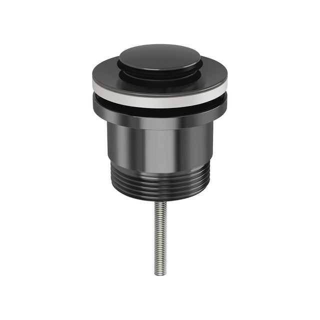 Phoenix 40mm Flat Pop Up Universal Waste Brushed Carbon, product view