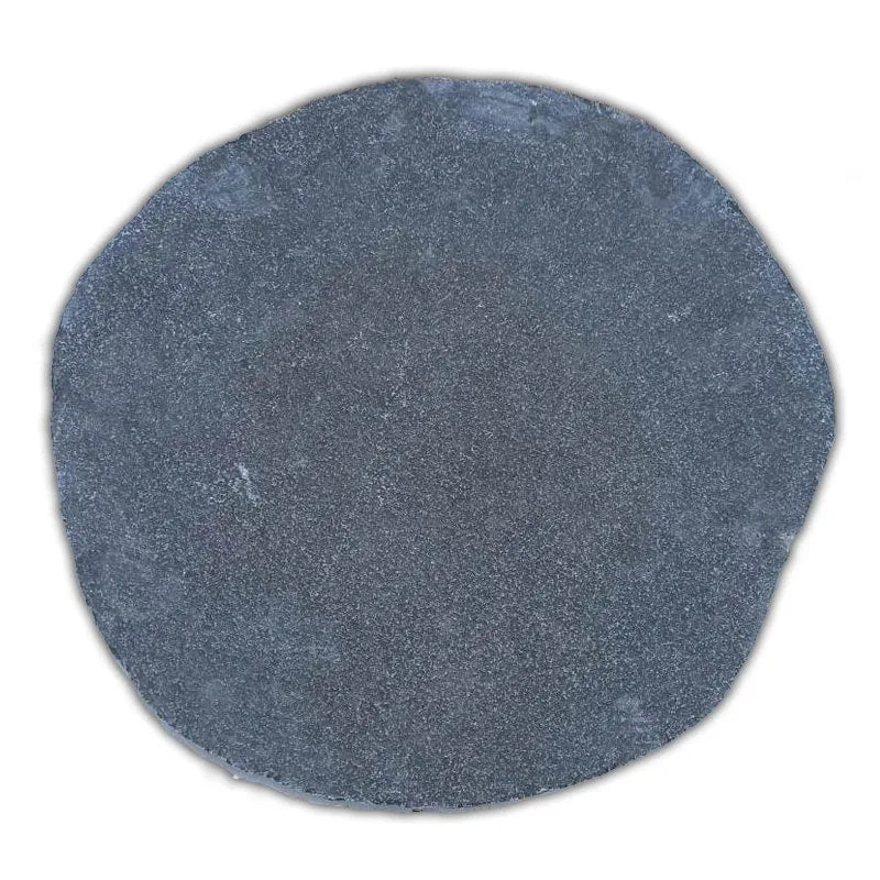 Midnight Glow Limestone Organic Stepping Stones natural stone surface and installation by Tilemall