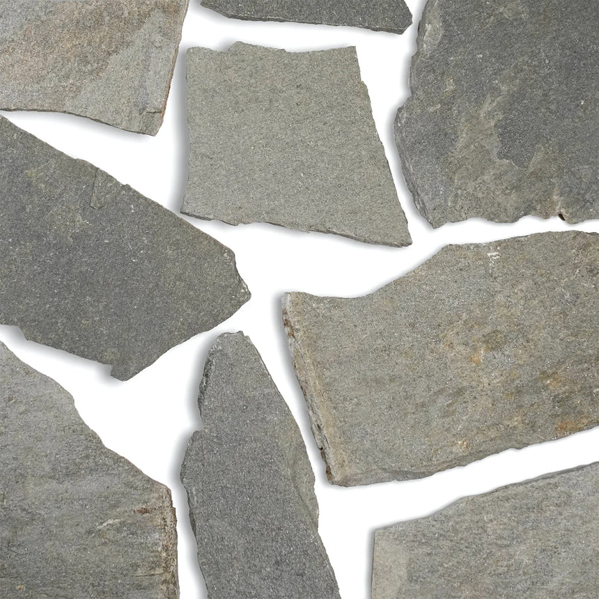 Escaut loose irregular grey stone pieces by Tilemall