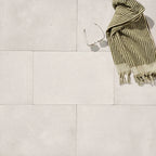 Cresme / Crema Sienna Limestone Pool Coping 610x406x30mm Pencil Edge