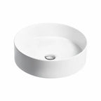 Mica Round Slim Basin White