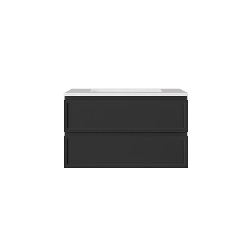 Hamilton Federation Prime Wall Hung Cabinet Matte Black
