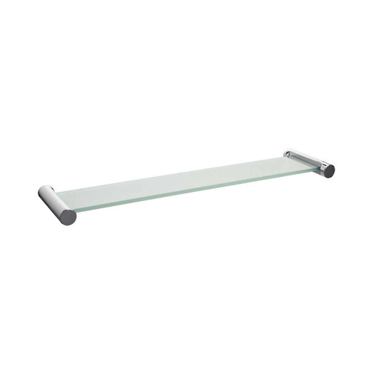 Kohler July glass shelf chrome with polished chrome supports by Tilemall