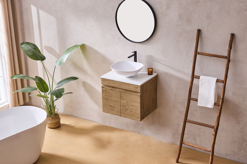 Camden Modern Wall Hung Cabinet Prime Oak
