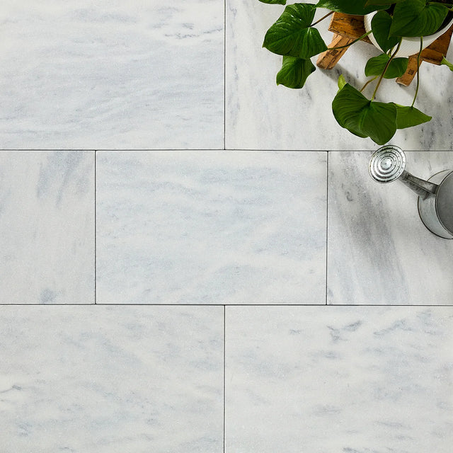 Argento Marble natural stone surface and installation by Tilemall
