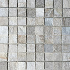 Daffodil Limestone Mesh-backed Cobblestone Sheet Brick Bond 20mm