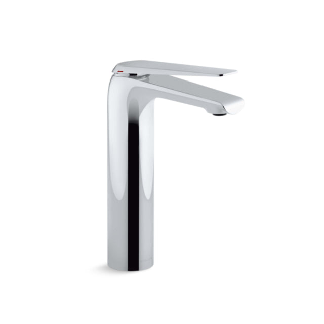 Avid Tall Basin Mixer Polished Chrome Tapware Kohler Default Title  