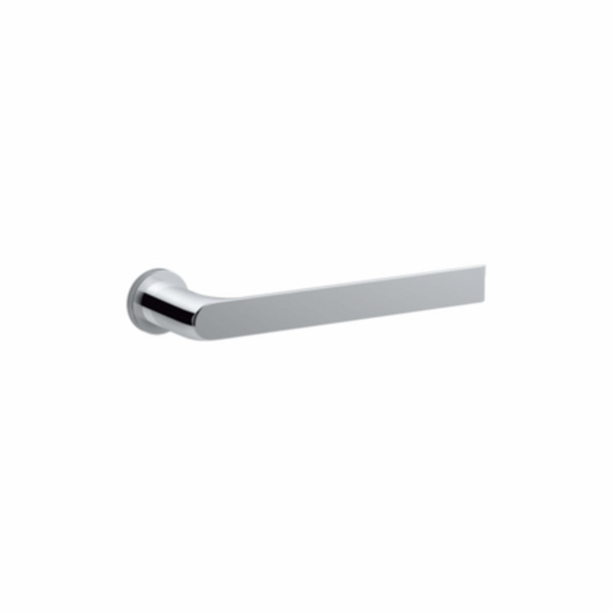 Kohler Avid KL polished chrome towel ring by Tilemall, contemporary curved bar design