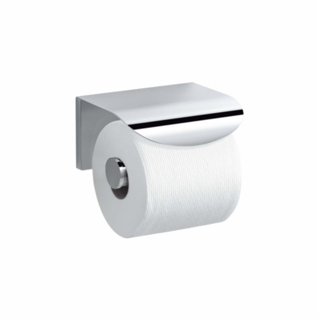 Avid Toilet Tissue Holder with Cover Polished Chrome Accessories Kohler Default Title  