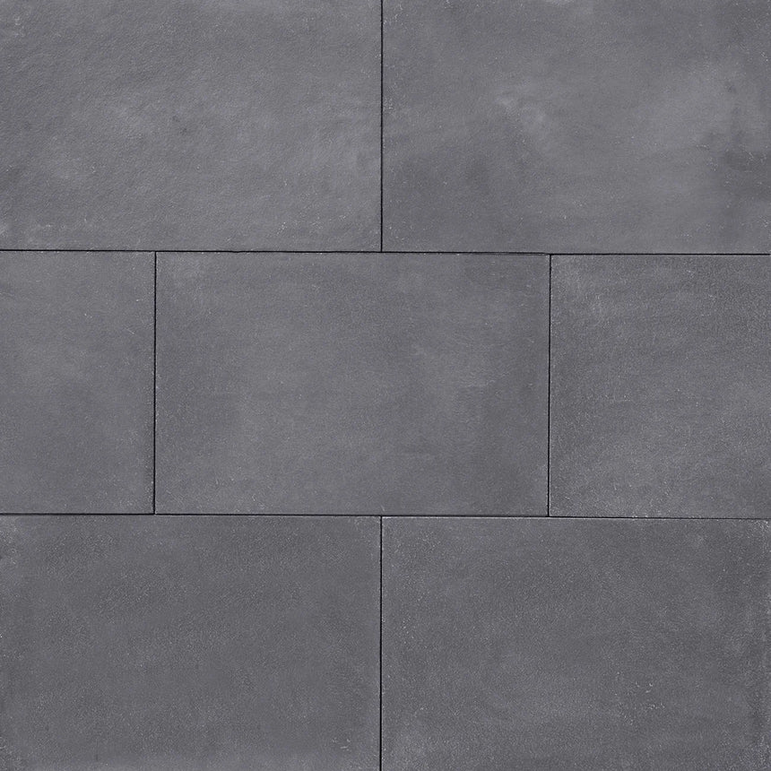 Midnight Glow Limestone natural stone surface and installation by Tilemall