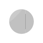 ADP Round Shaving Cabinet 800mm