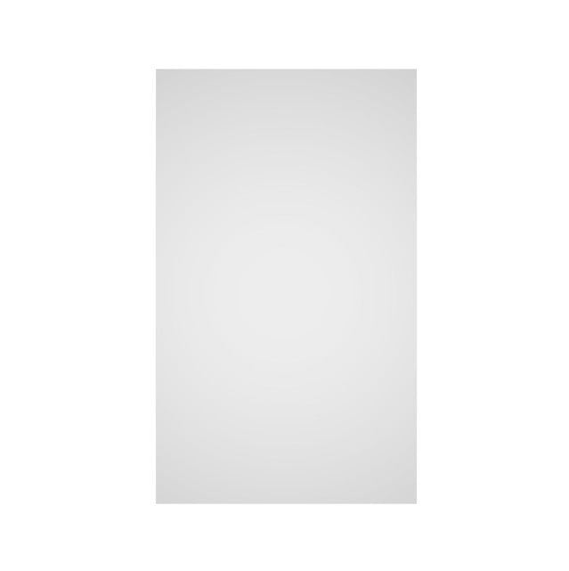 Lukka Alpha 450mm single-door white shaving cabinet by Tilemall