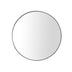 ADP Alora Framed Mirror 700x700mm Round Matte Black