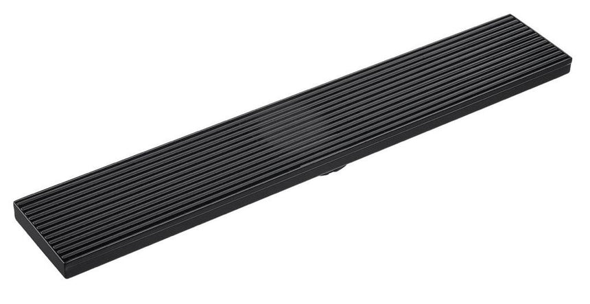 Lukka Electroplated Grills Drain Black / 900mm / No Outlet / Black / 1000mm / No Outlet by Tilemall