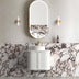 Hampshire Satin White Single Basin Vanity