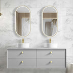 Boston Light Grey Double Basin Vanity