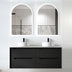 Byron Black Oak Double Basin Vanity