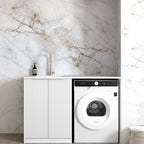 Bondi Matte White Base Cabinet Sets Floor Standing Joinery 1300mm