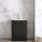Byron Black Oak Base Cabinet Sets Floor Standing Joinery 650mm
