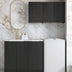 Byron Black Oak Laundry Sets with Internal Drawer 1715mm