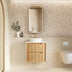 Byron Fluted Woodland Oak Wall Hung Single Basin Vanity