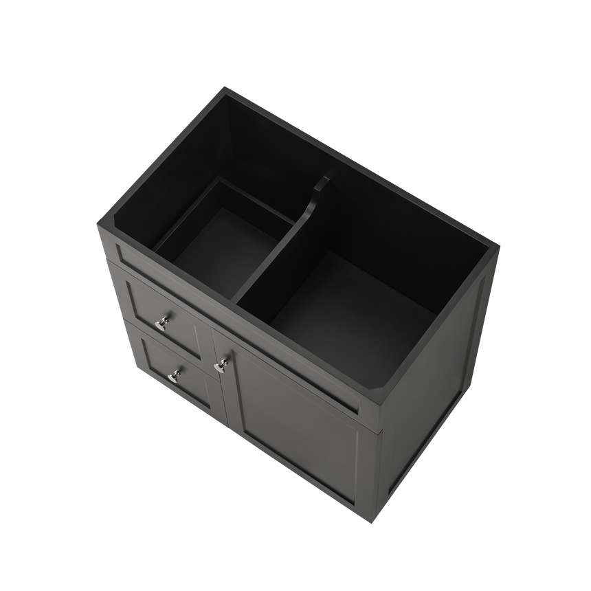 Harold Federation Free Standing Cabinet Matte Black