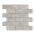 Capri Mosaic Rectangle 48x98mm Porcelain Tumbled Earl Grey