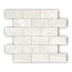 Capri Mosaic Rectangle 48x98mm Porcelain Tumbled Glacier