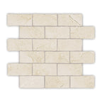 Capri Mosaic Rectangle 48x98mm Porcelain Tumbled Nutmeg