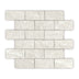 Capri Mosaic Rectangle 48x98mm Porcelain Tumbled Salt