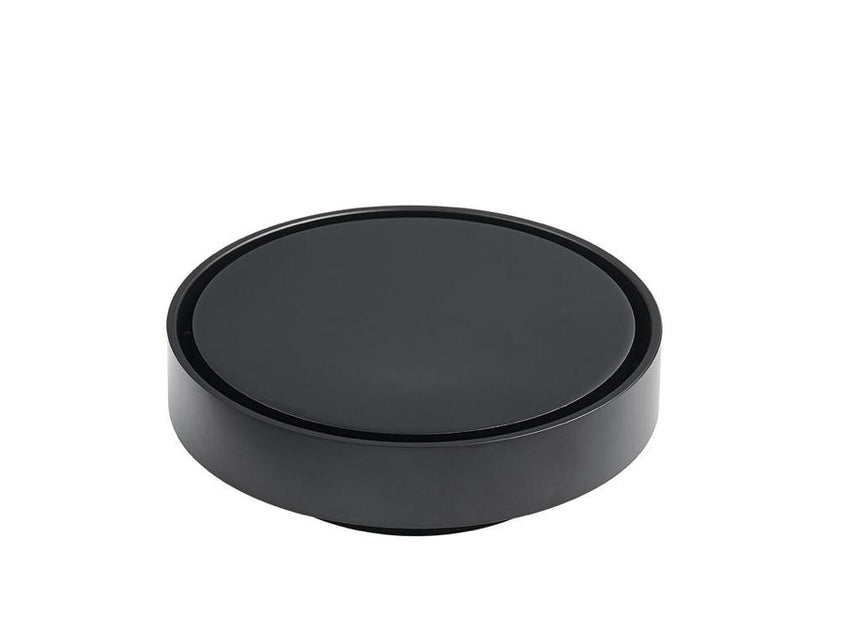 Lukka Round Tile Insert Floor Waste Black by Tilemall