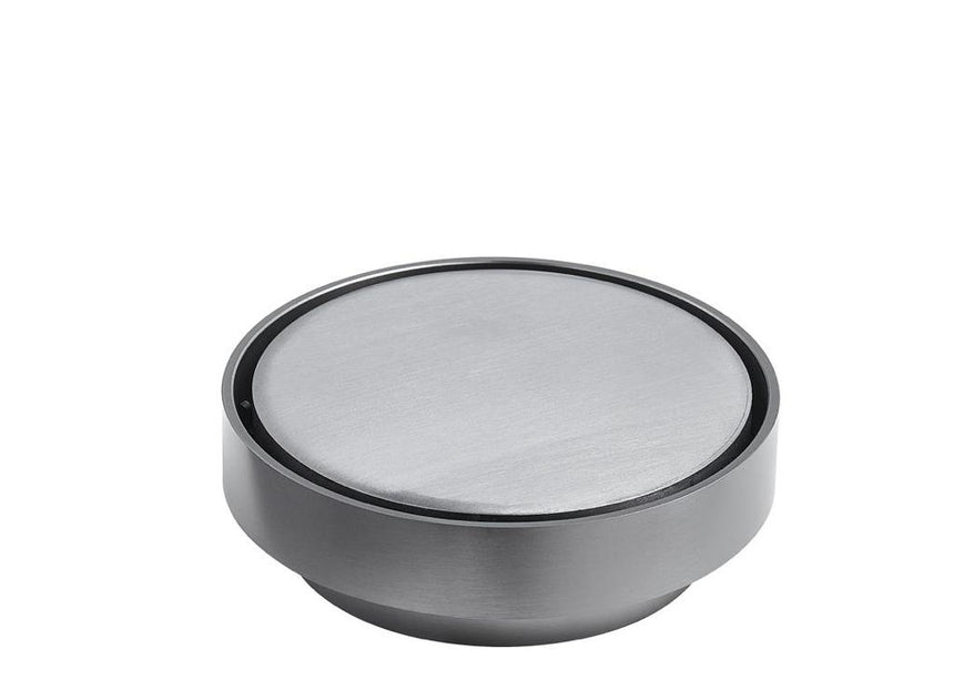 Lukka Round Tile Insert Floor Waste Gun Metal by Tilemall