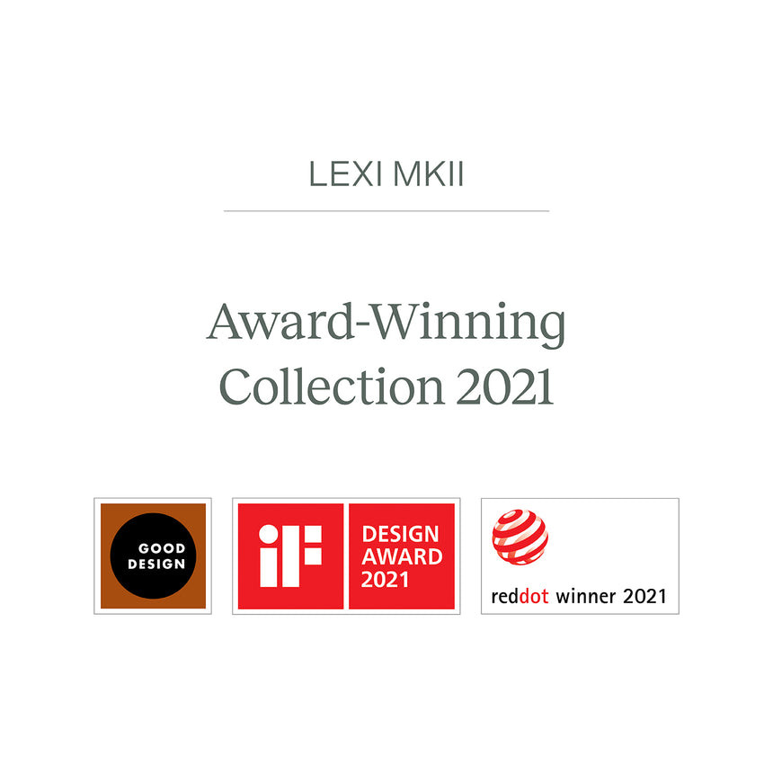 Phoenix Lexi MKII Award-Winning Collection 2021 with Good Design, iF Design Award, and Red Dot Winner badges by Tilemall