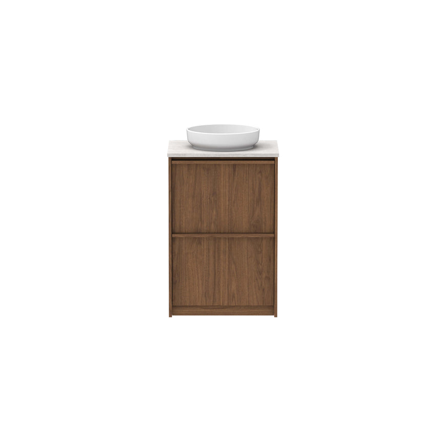 ADP Eli All Drawer Twin Floor Mount Vanity Caesarstone Mineral Vanity ADP