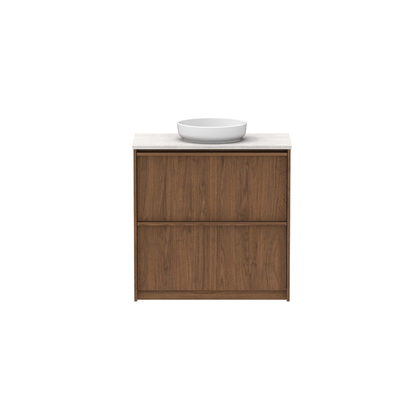 ADP Eli All Drawer Twin Floor Mount Vanity Caesarstone Mineral Vanity ADP