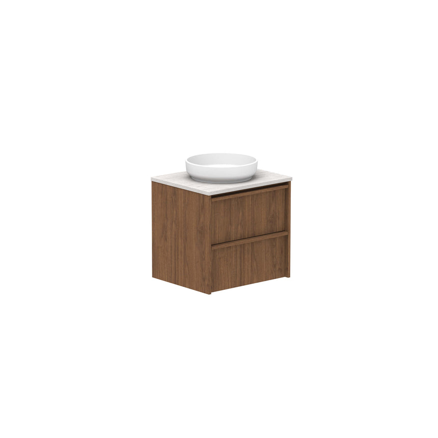 ADP Eli All Drawer Twin Wall Hung Vanity Caesarstone Mineral Vanity ADP 600mm Center