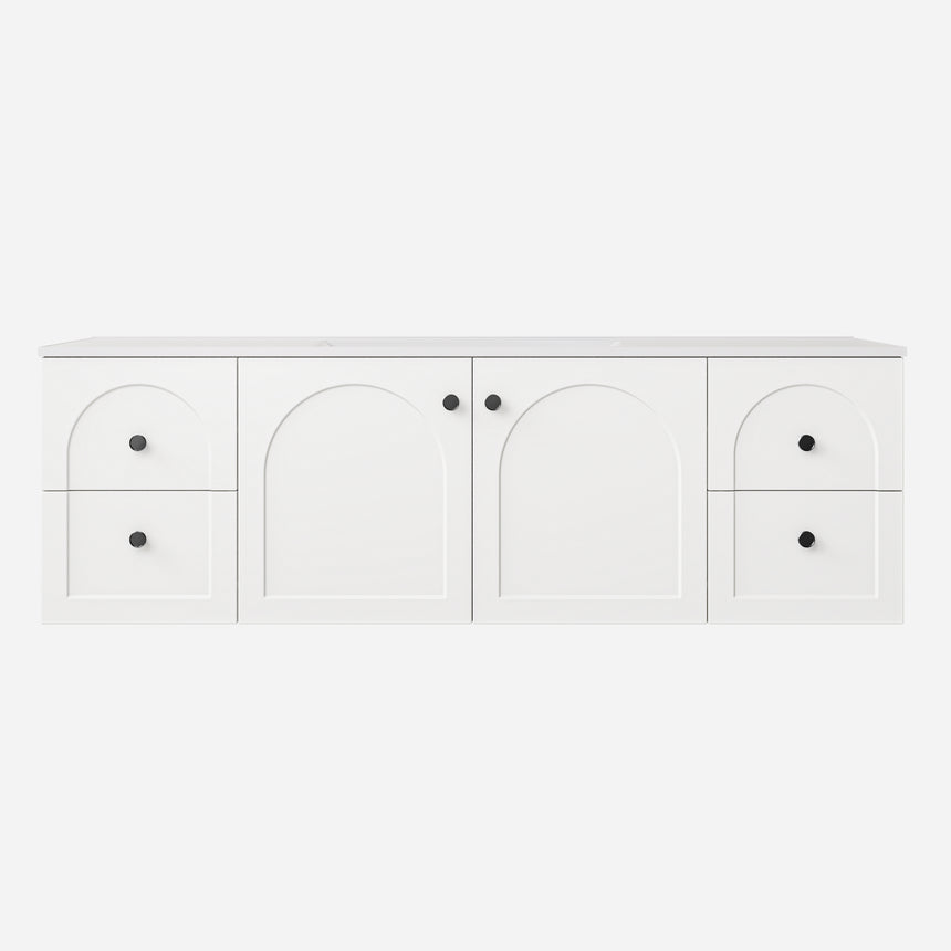 Chester Federation Wall Hung Cabinet Matte White