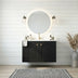 Chester Federation Wall Hung Cabinet Matte Black