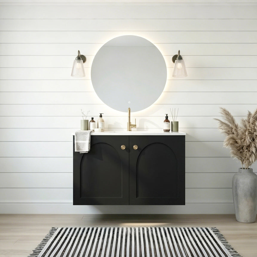 Chester Federation Wall Hung Cabinet Matte Black