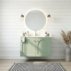 Chester Federation Wall Hung Cabinet Olive Green