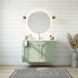 Chester Federation Wall Hung Cabinet Olive Green