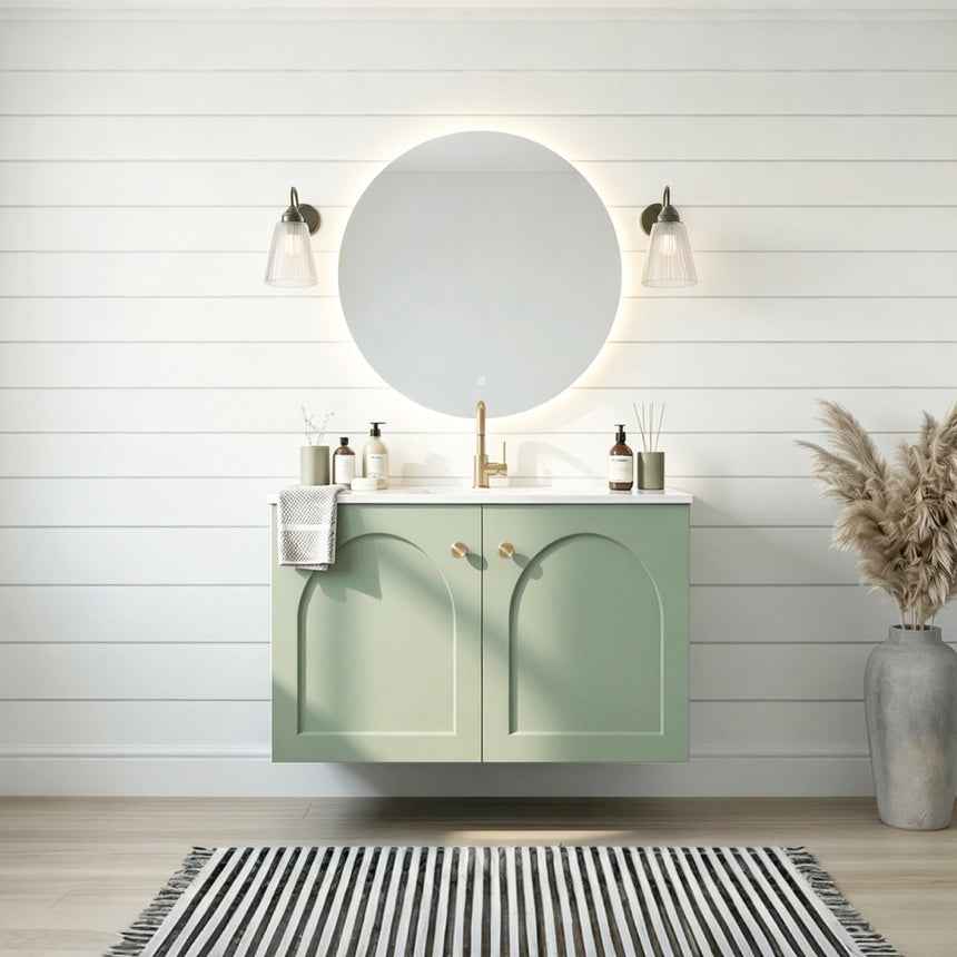 Chester Federation Wall Hung Cabinet Olive Green