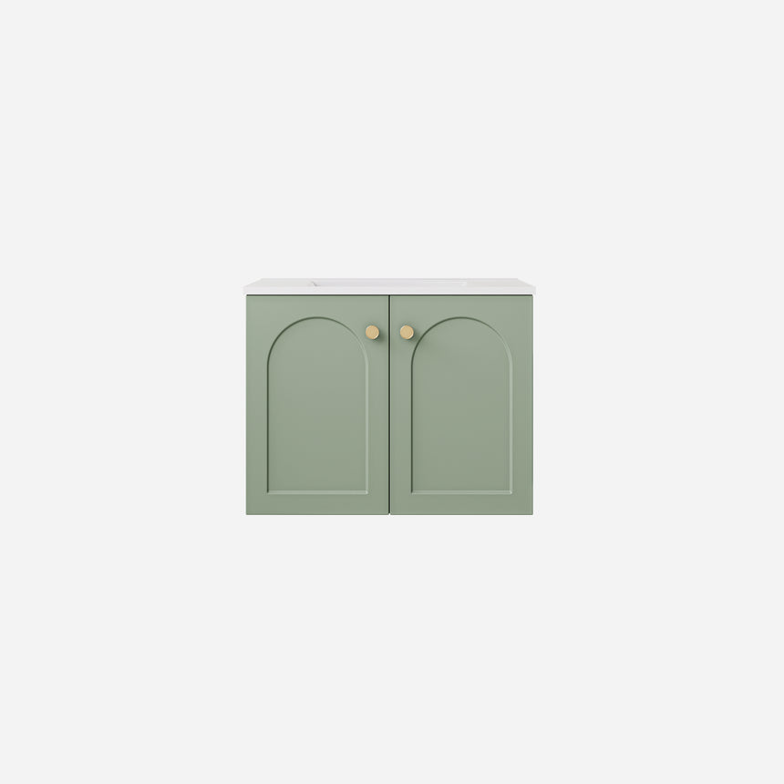 Chester Federation Wall Hung Cabinet Olive Green