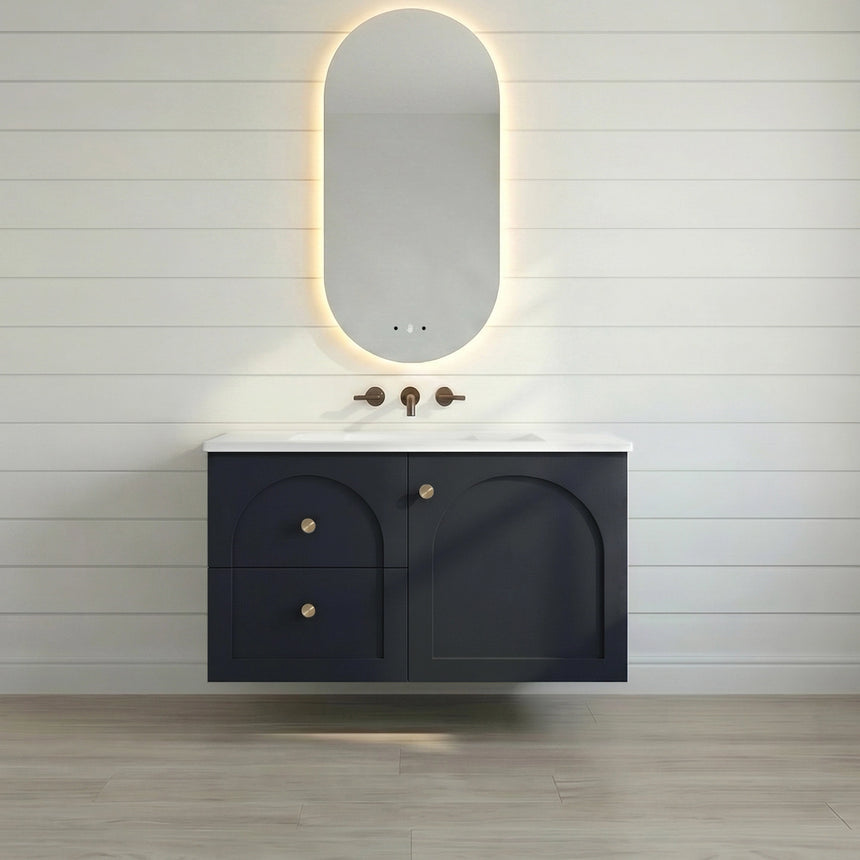 Chester Federation Wall Hung Cabinet Matte Black
