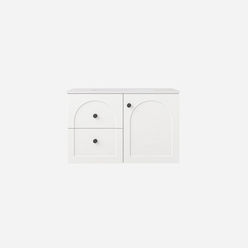 Chester Federation Wall Hung Cabinet Matte White