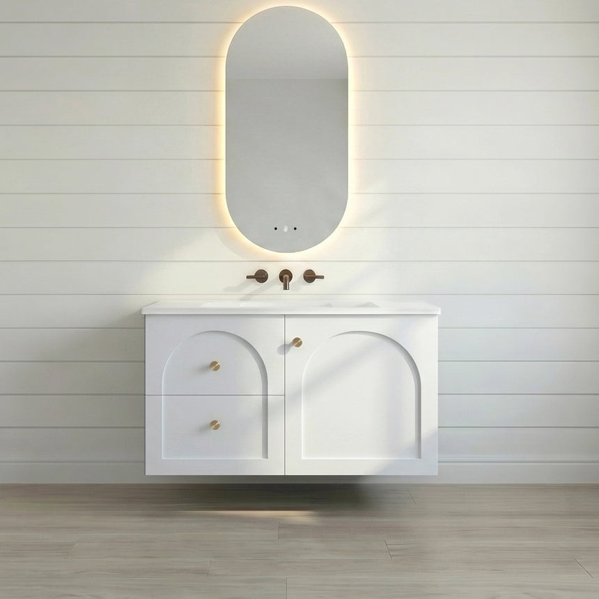 Chester Federation Wall Hung Cabinet Matte White