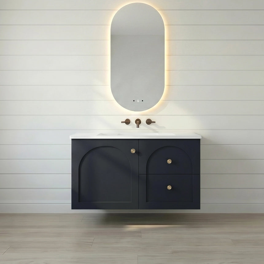 Chester Federation Wall Hung Cabinet Matte Black