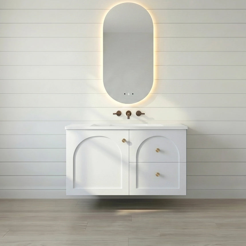 Chester Federation Wall Hung Cabinet Matte White